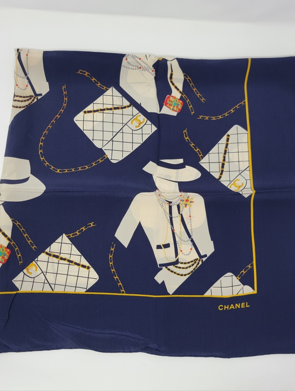 CHANEL Mademossile Print 100% Silk Scarf🥳🥳❌❌ - Picture 5 of 10
